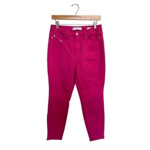 Judy Blue Women's Daphne High Rise Slim Fit Hot Pink Jeans Size 29 JB88456